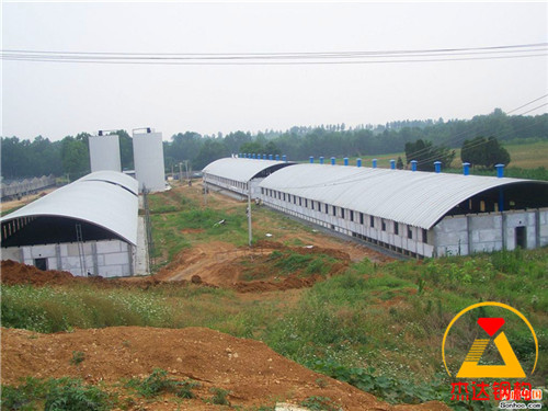 工業(yè)廠房拱形彩鋼棚