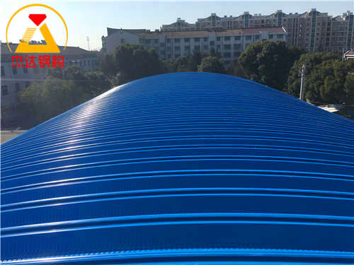 糧油批發(fā)市場金屬拱形屋面