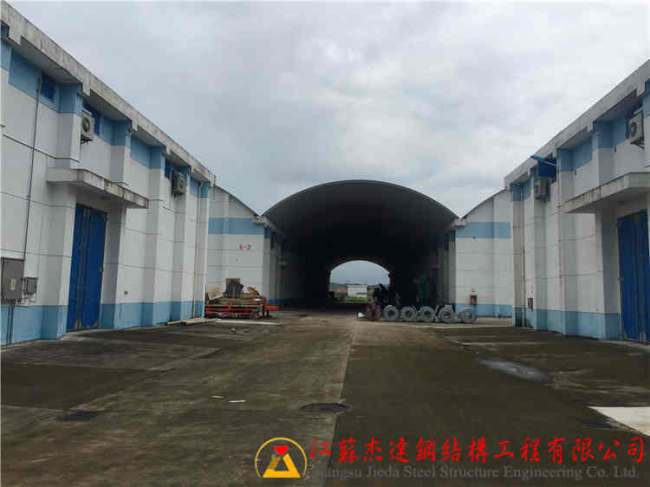 湖南益陽糧食綜合產(chǎn)業(yè)園拱形屋頂