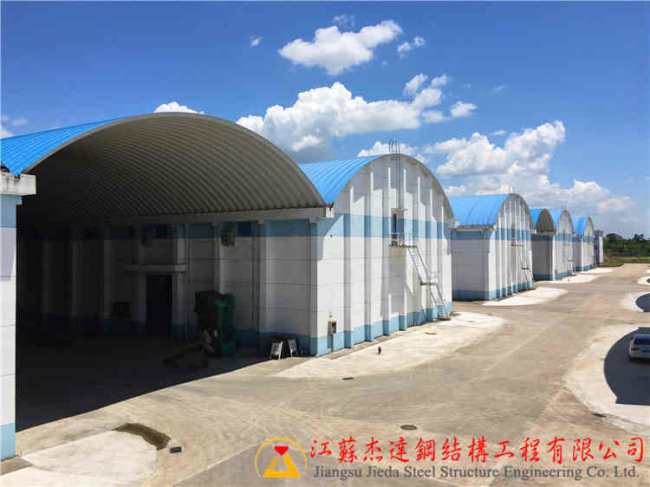 遼寧中央儲備糧雙遼直屬庫機(jī)械罩棚