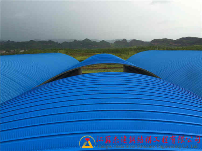 河南中鹽河南鹽業(yè)物流配送無梁拱拱形屋頂