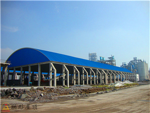 三門峽煤棚無梁拱形屋頂工程